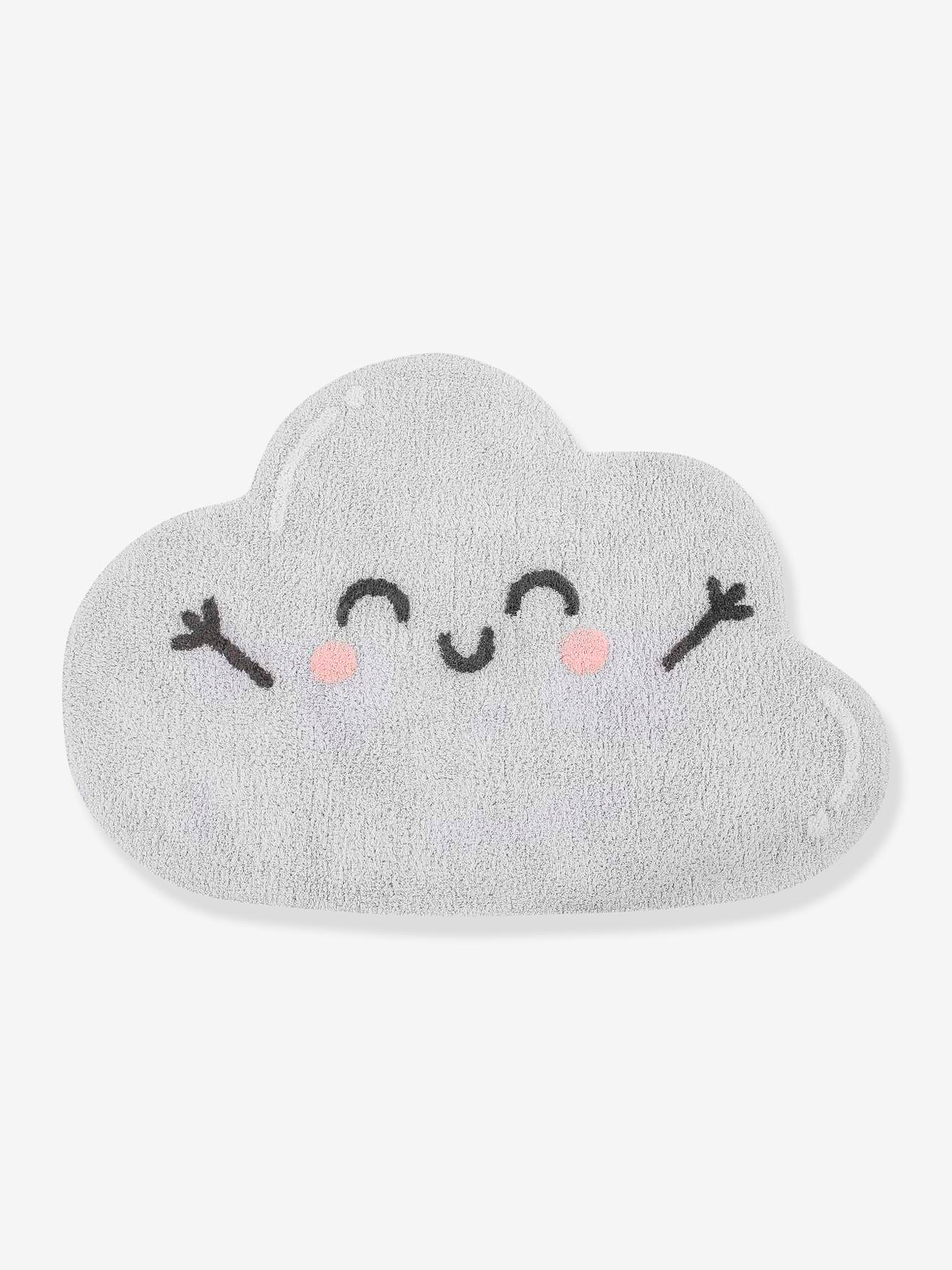 Tapis coton lavable Nuage Happy Cloud LORENA CANALS gris