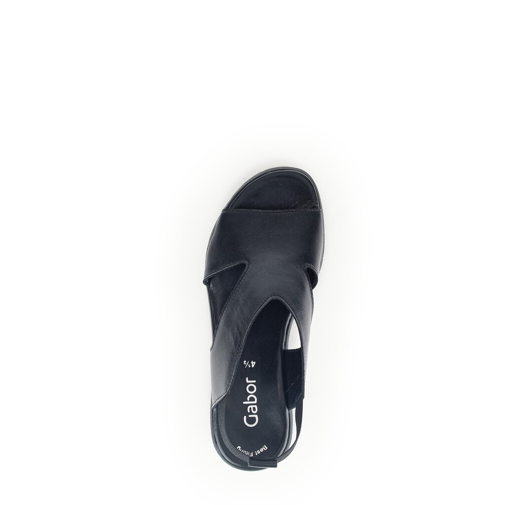 Gabor fashion Plateau Sandale schwarz