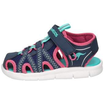 KangaROOS K Lil EV Flat Sandale in blau