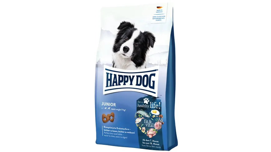 Happy Dog Hundetrockenfutter Supreme fit & vital Junior 4 kg 4 kg