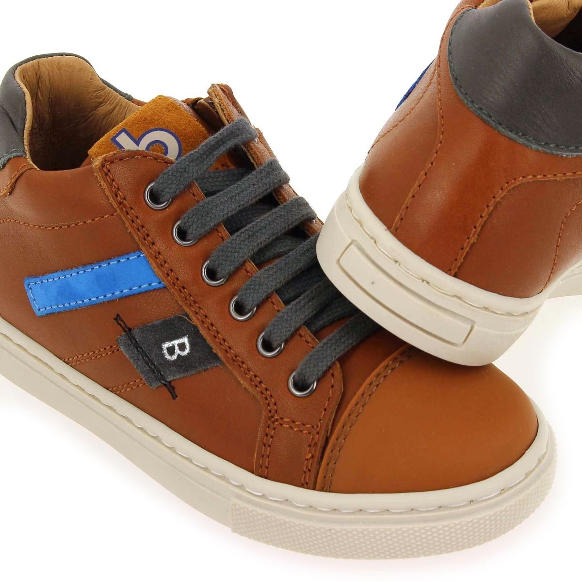Babybotte  AUGUSTIN - cognac bleu