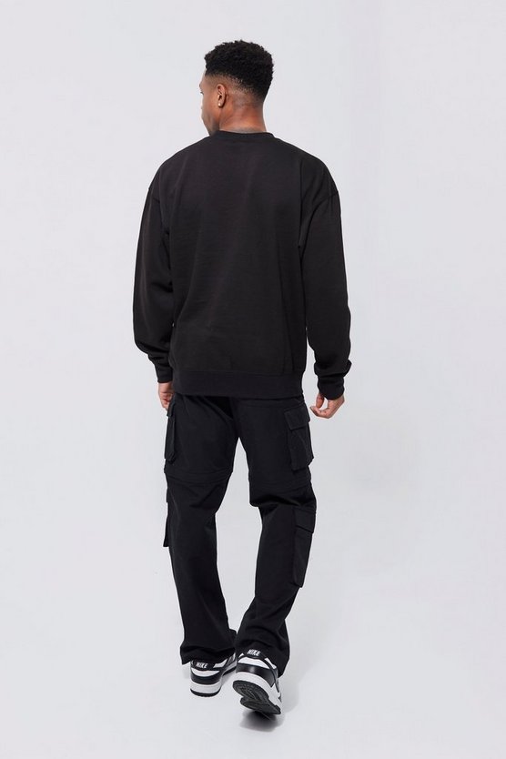 Oversize Sweatshirt mit lizenziertem Ford Cosoworth Print