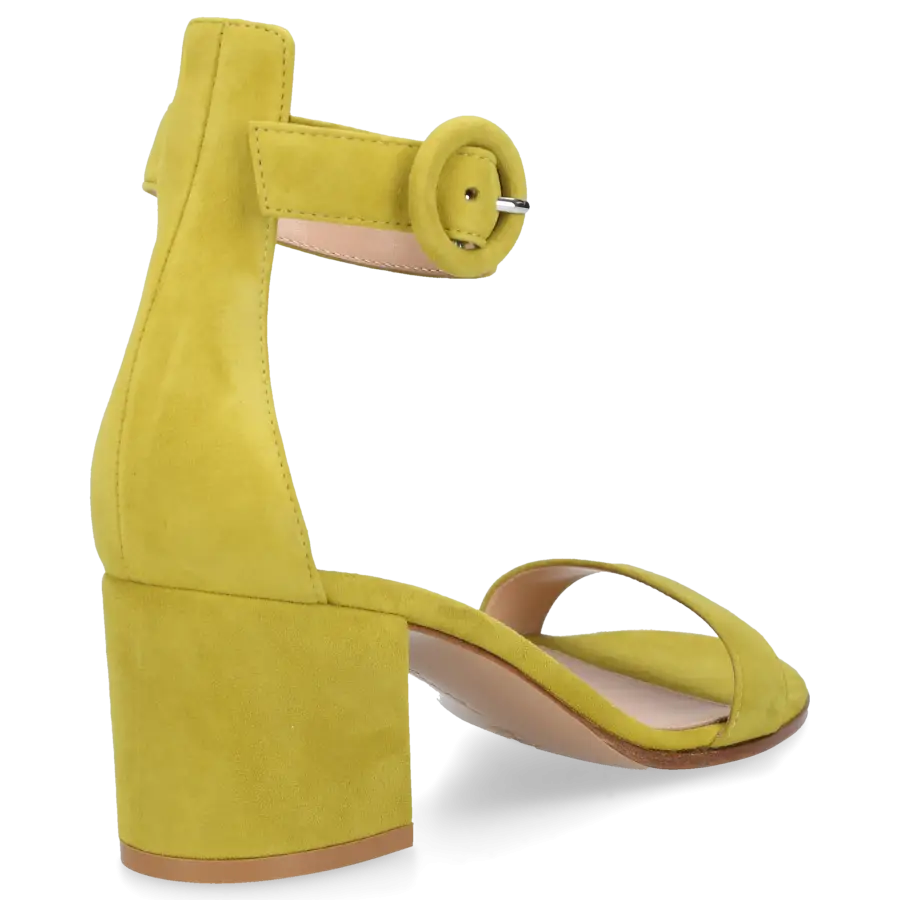 Gianvito Rossi - Sandalen VERSILLA 60 Veloursleder - grün