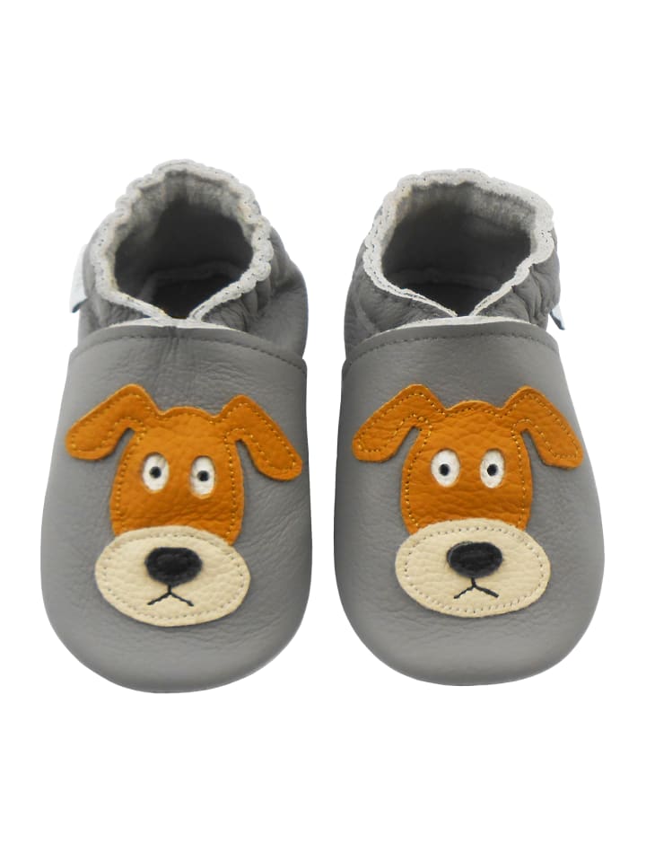 Yalion Baby Leder-Krabbelschuhe 