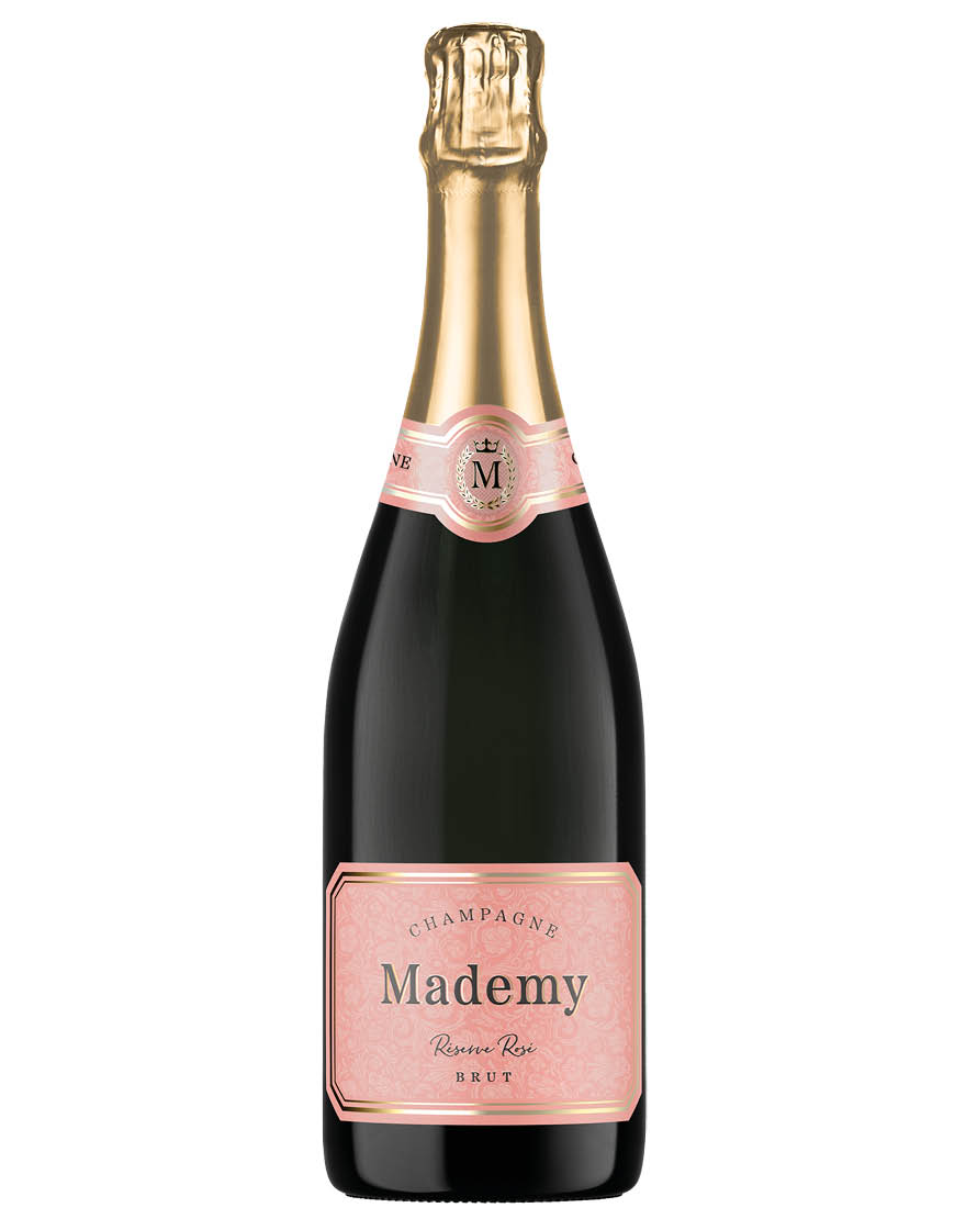 Champagne AOC Rosé Brut Grande Réserve Mademy 0,75 ℓ