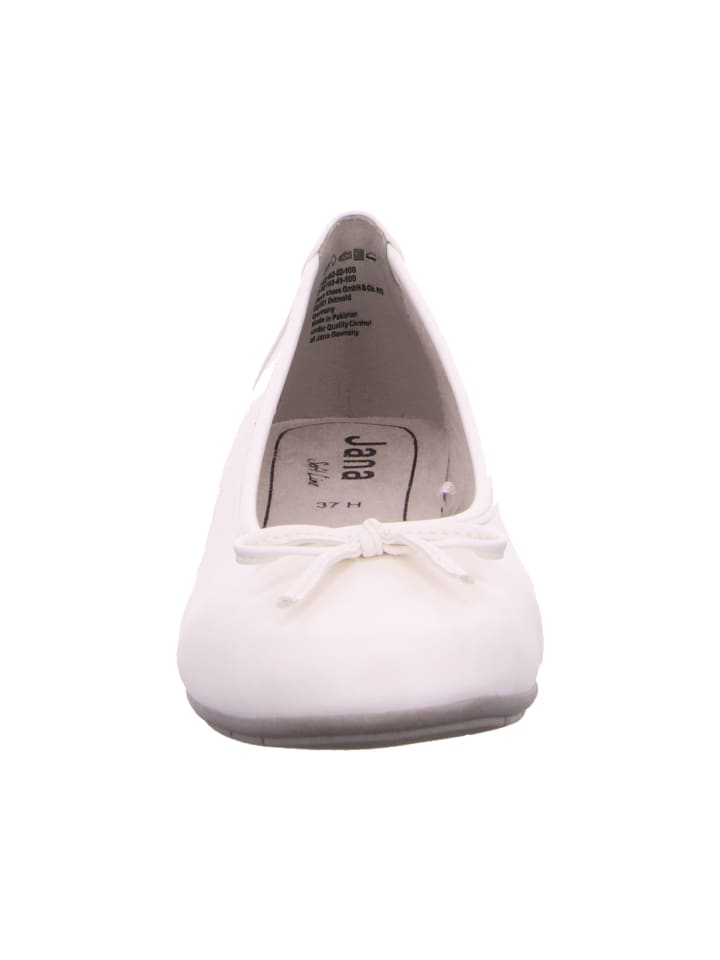 Jana Shoes Ballerinas in WHITE günstig kaufen