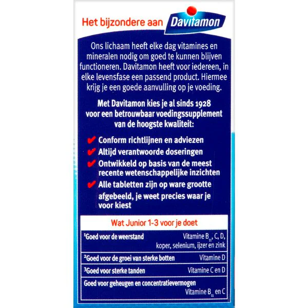 Davitamon Junior 1-3 Strawberry Melt Tablets 150 pieces