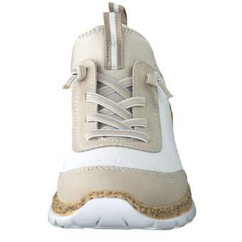 Rieker Slip On Sneaker in weiß