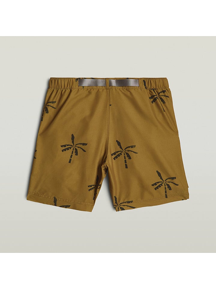 G-Star Badeshorts in Khaki günstig kaufen