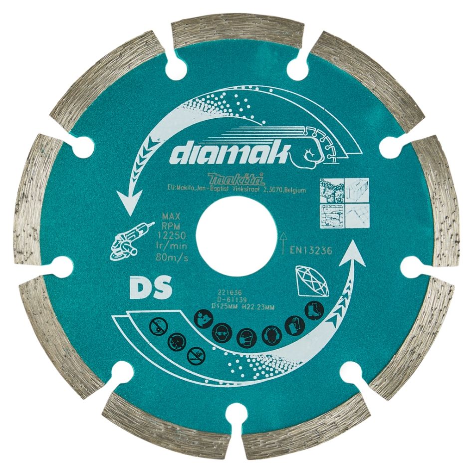 Makita Zubehör D-61139 Diamanttrennscheibe 125 x 22,23