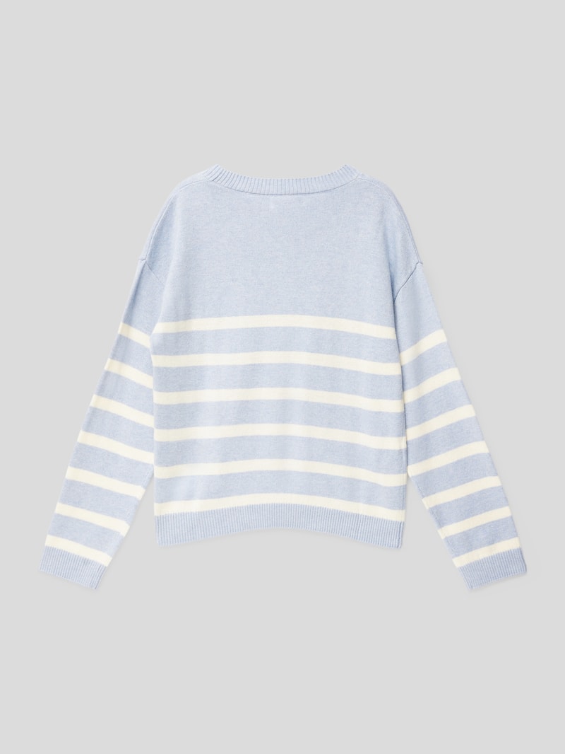 Strickpullover Modell 'Roma' in hellblau