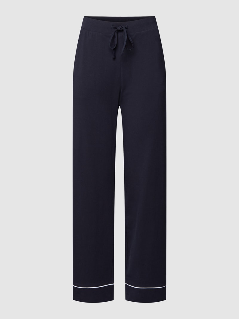 Hose mit seitlichen Eingrifftaschen Modell 'Beautiful Basics' in marineblau
