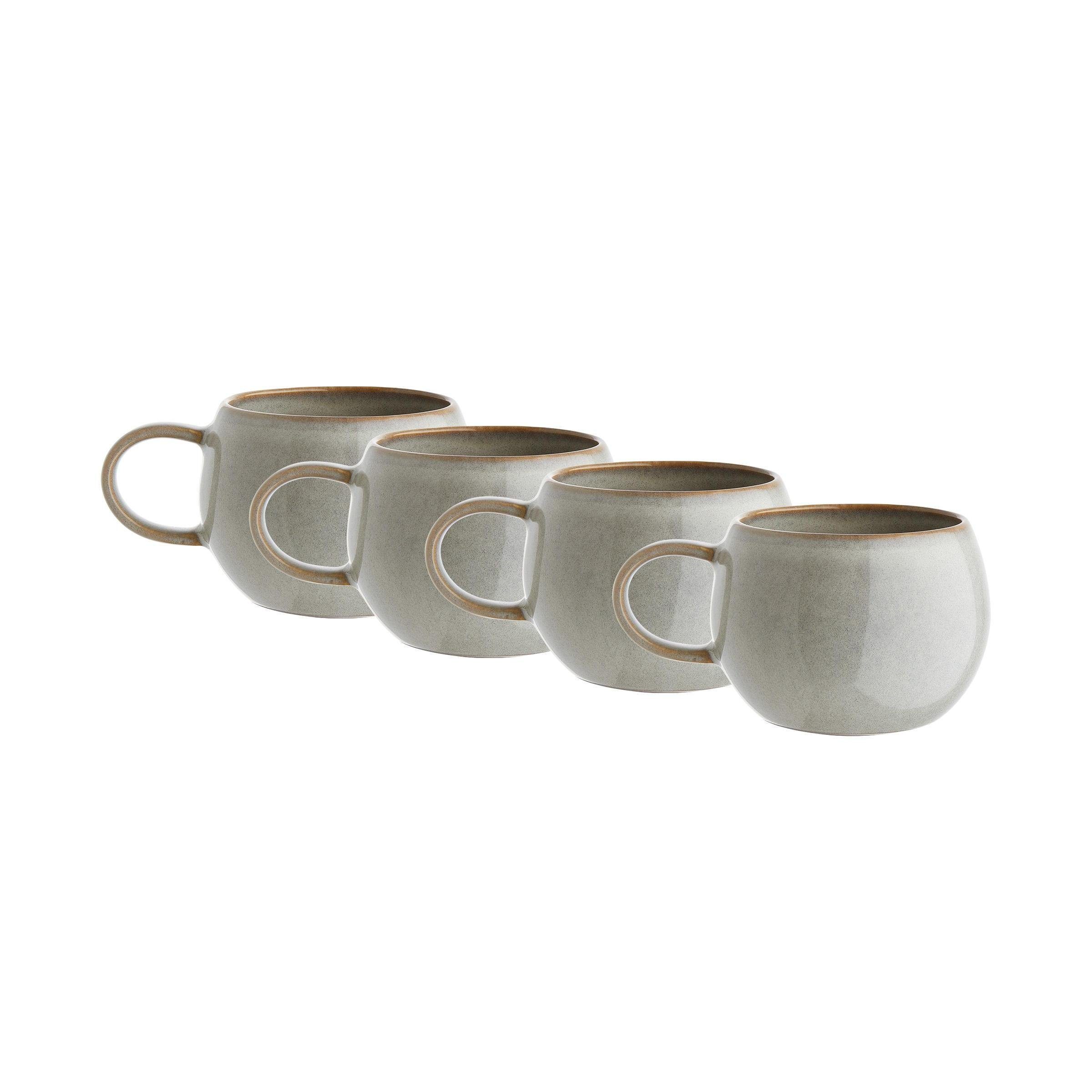 BUTLERS Tasse COTTAGE 4x Tasse 350ml, Steinzeug