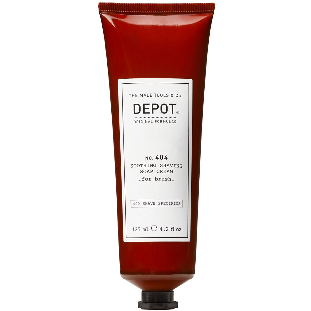 DEPOT 404 Soothing Shaving Soap Cream for Brush 125 ml
