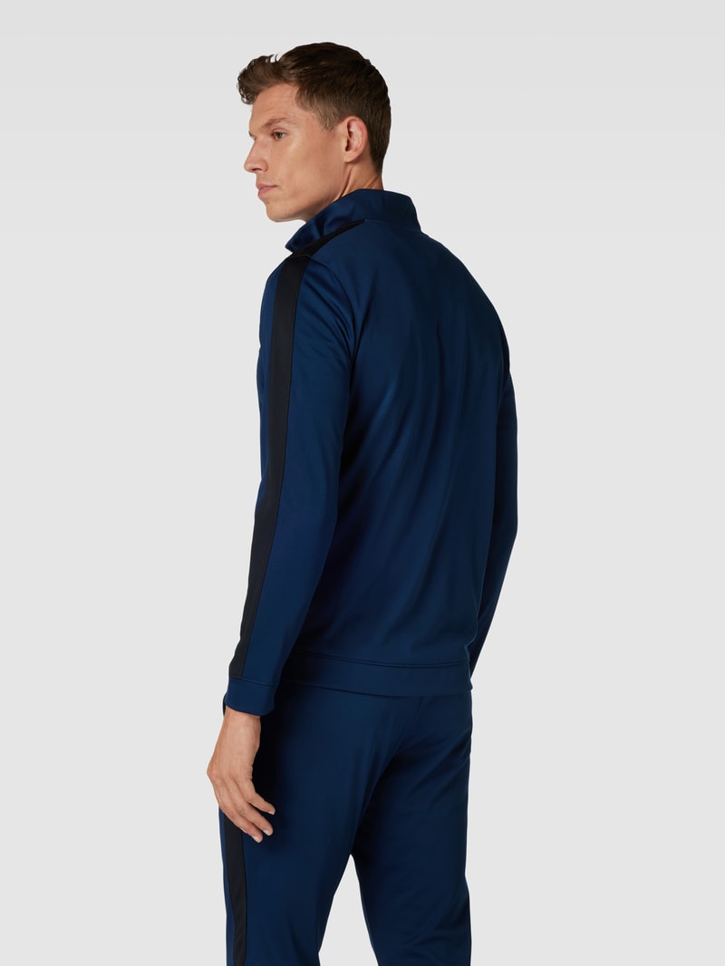 Tracksuit mit Logo-Detail Modell 'Knit' in marineblau
