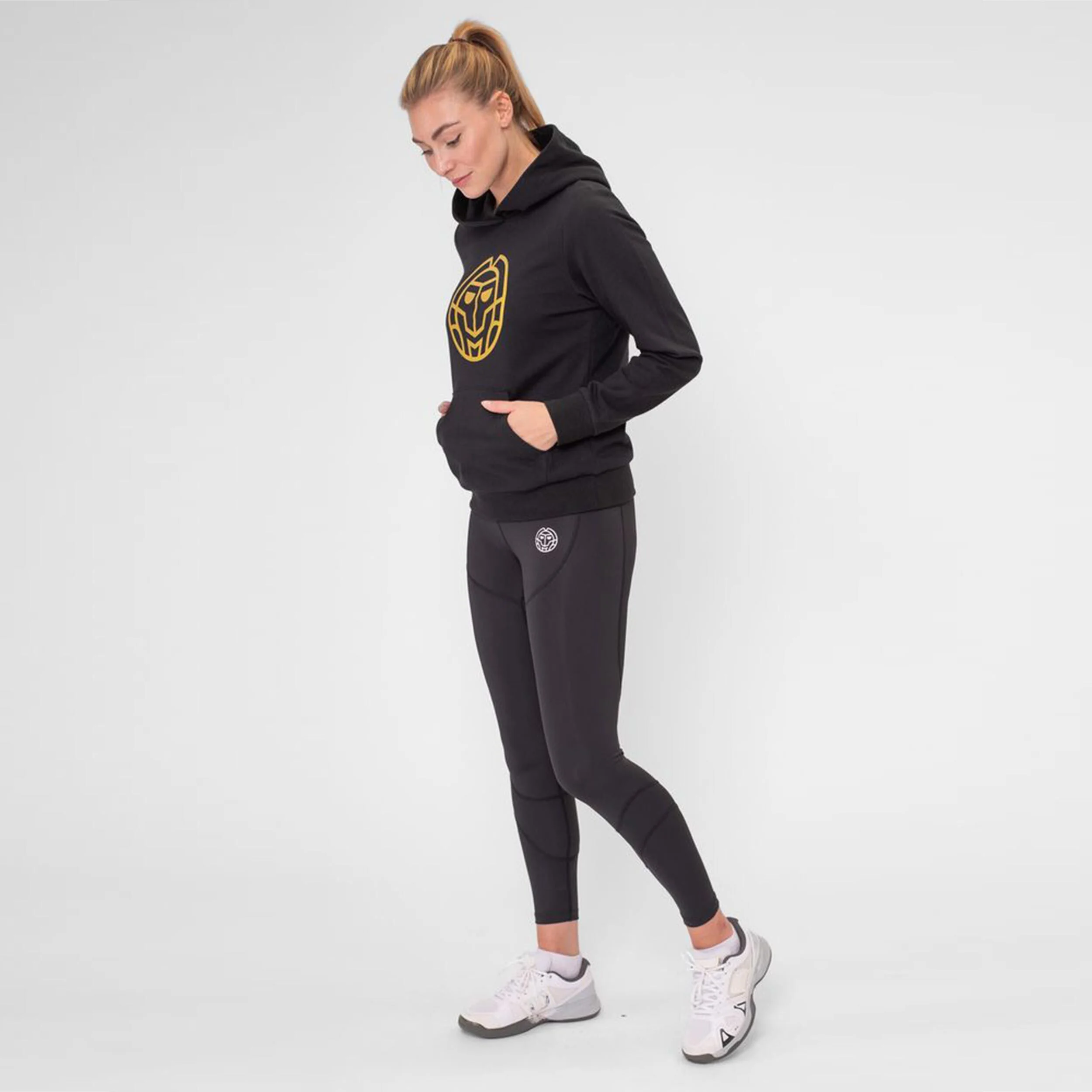 Paris 2024 Chill Hoody Damen - Schwarz, Gold