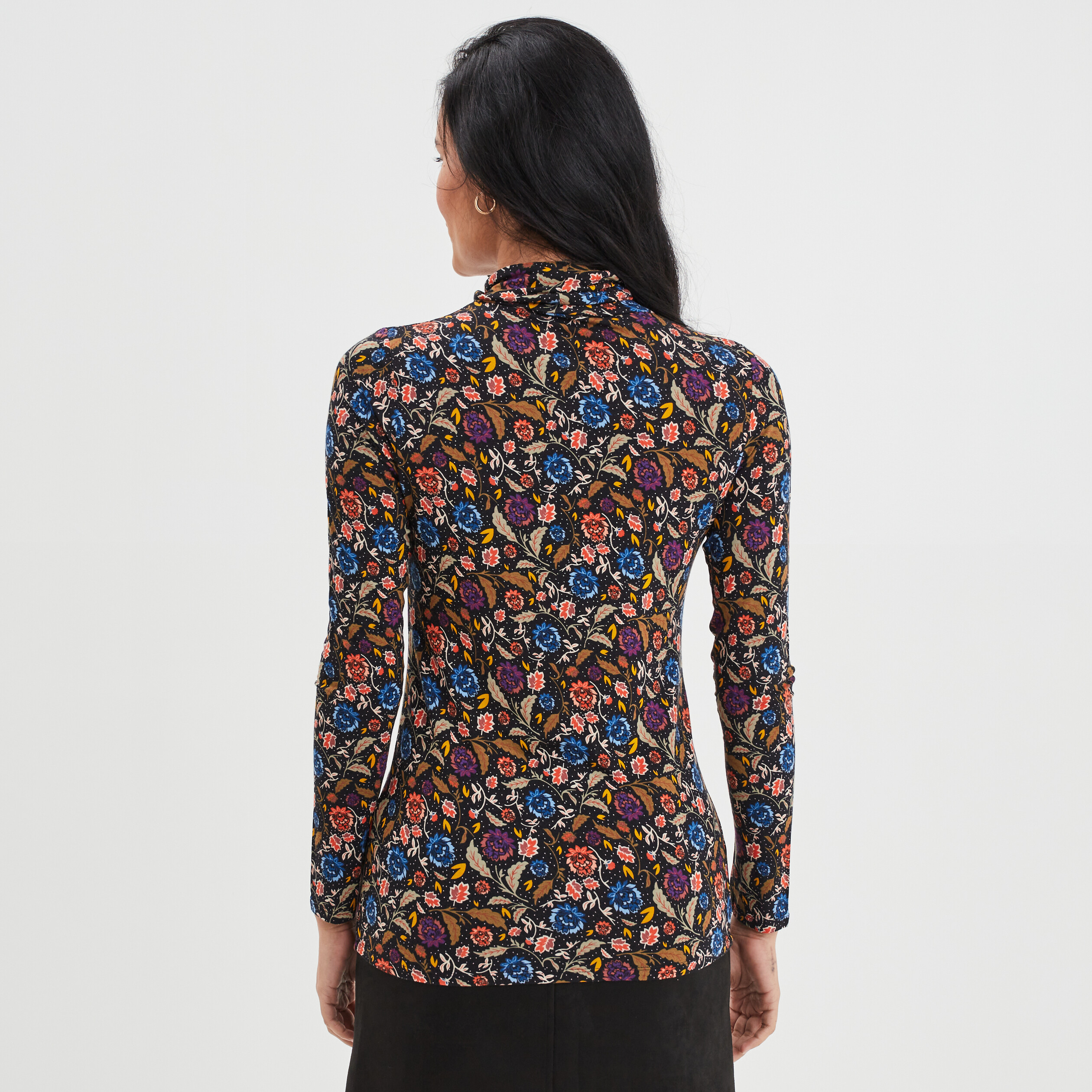 T-shirt manches longues multicolore femme | La Halle