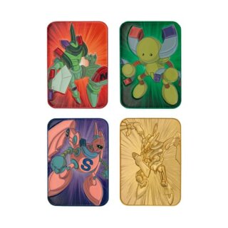 Yu-Gi-Oh! Metallbarren 4er-Set Magnet Warrior (Limited Edition)