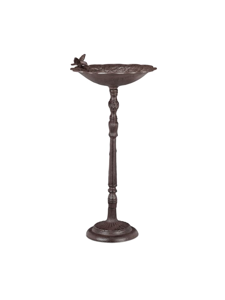 relaxdays Vogeltränke Garten in Braun günstig kaufen onesize