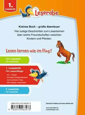 Leserabe -  Sonderausgaben: Erstlesegeschichten - Ponys und Pferde
