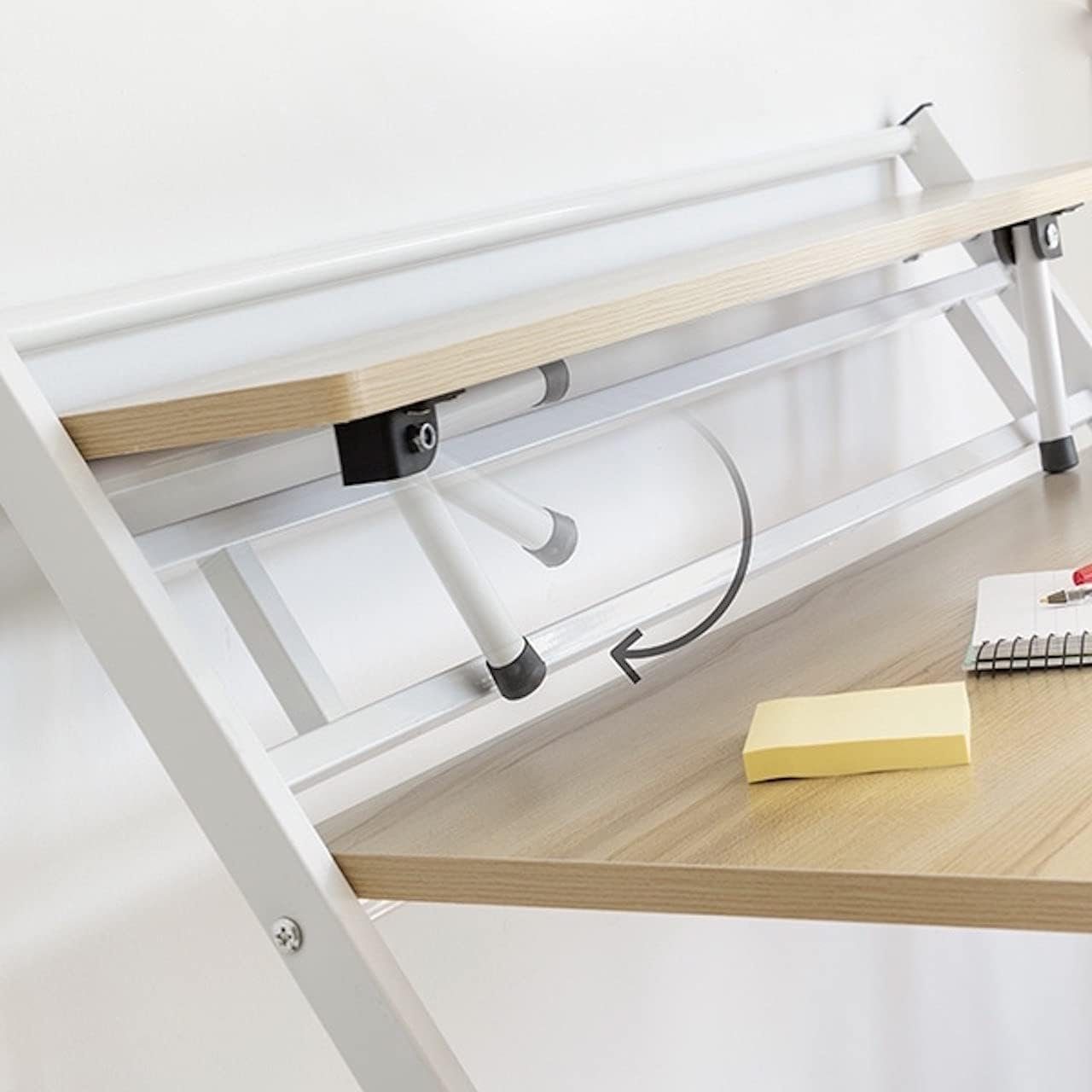 InnovaGoods Klapptisch klappbar mit Ablage,(1 St),Computertisch,Holz MDF