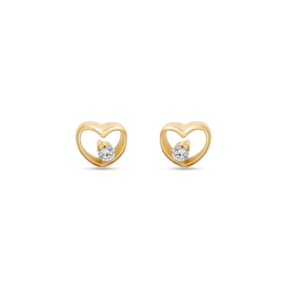 FAVS Boucles d'oreilles à fermoir à poussette 375 Or jaune Boucles d'oreilles