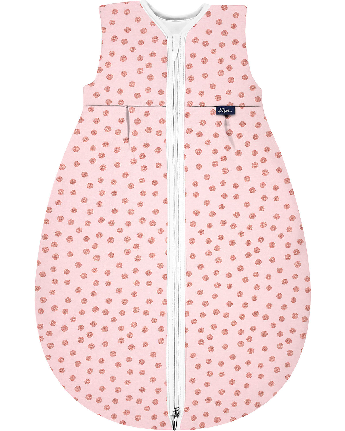 Kugelschlafsack Mäxchen Thermo, Bio Baumwolle - TOG 3,0 - Curly Dots, 70 cm