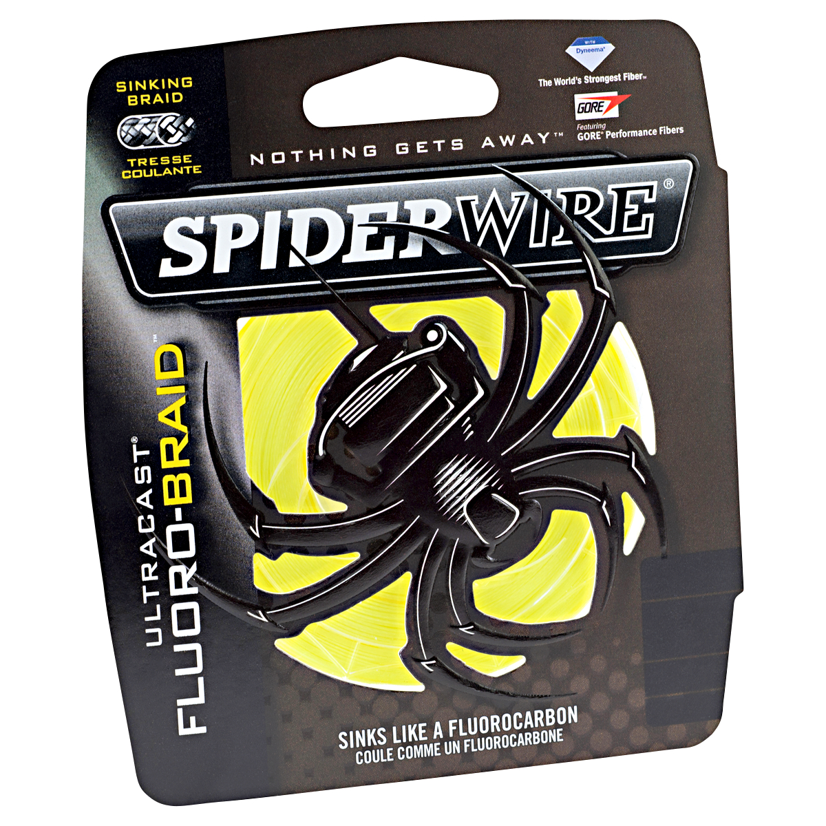 Spiderwire Angelschnur Ultracast Fluorobraid (Yellow, 110 m)