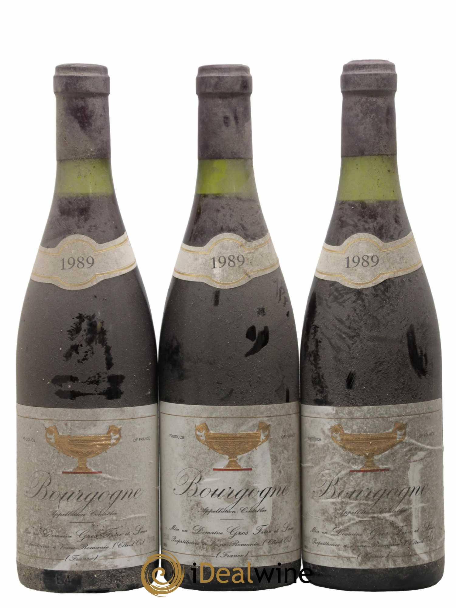 Bourgogne Gros Frère & Soeur  1989 - Lot de 6 Bouteilles