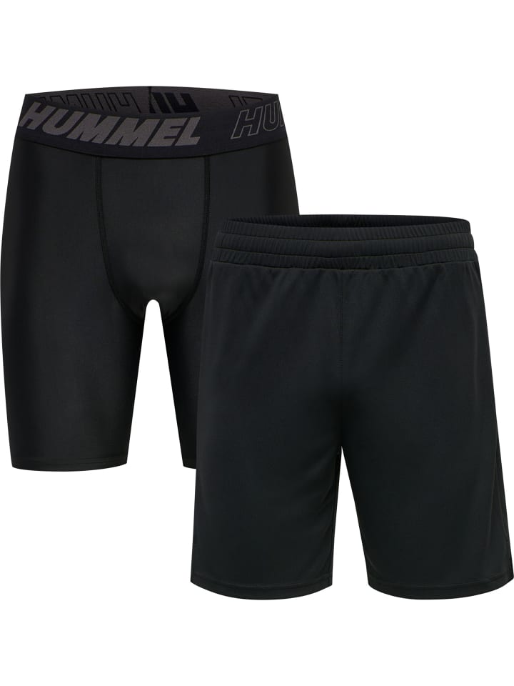 Hummel Hummel Verstellbare Taille Kurze Hose Hmlte Topaz Multisport Herren in BLACK/BLACK günstig kaufen