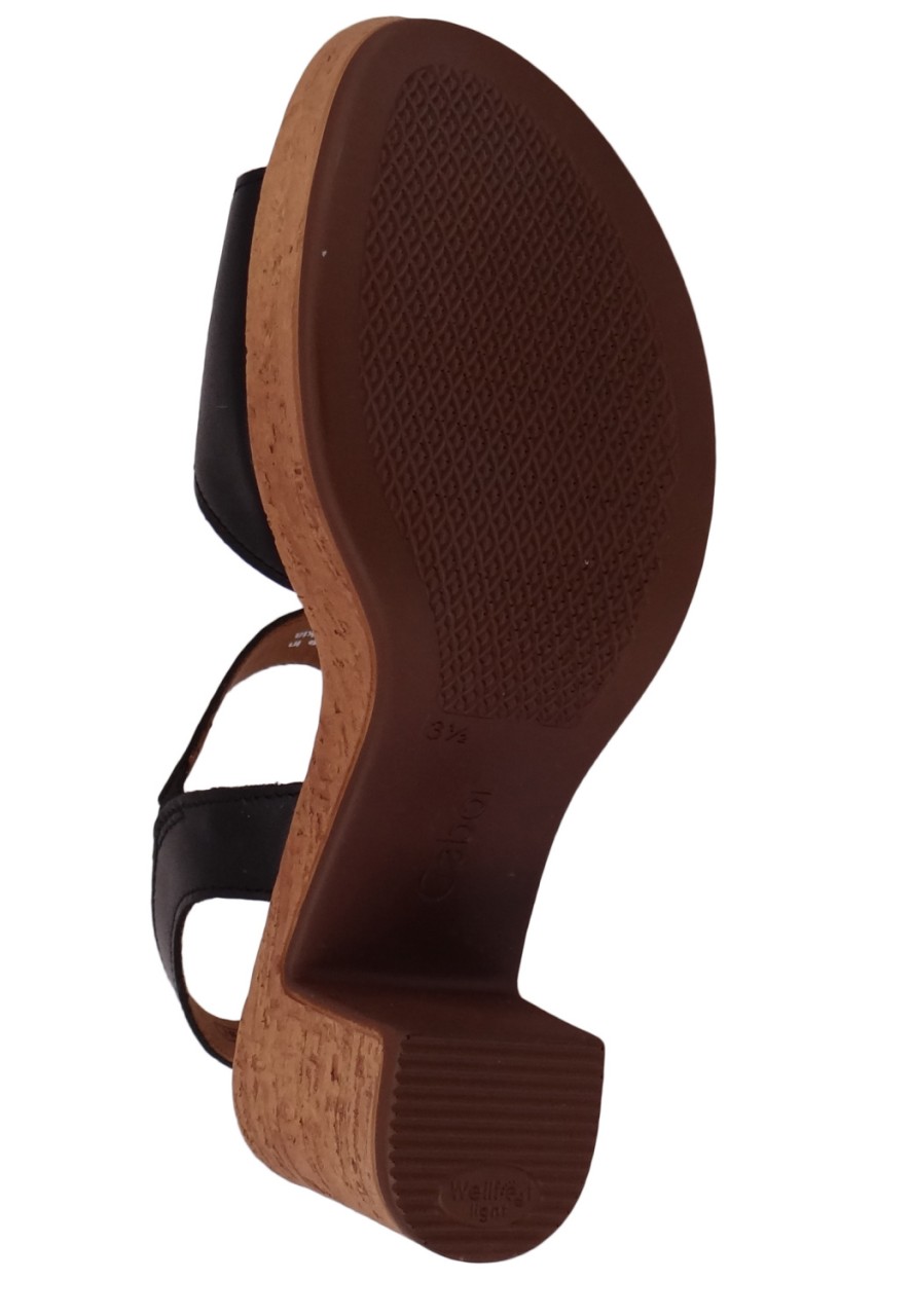 GABOR Klassische Sandalen schwarz