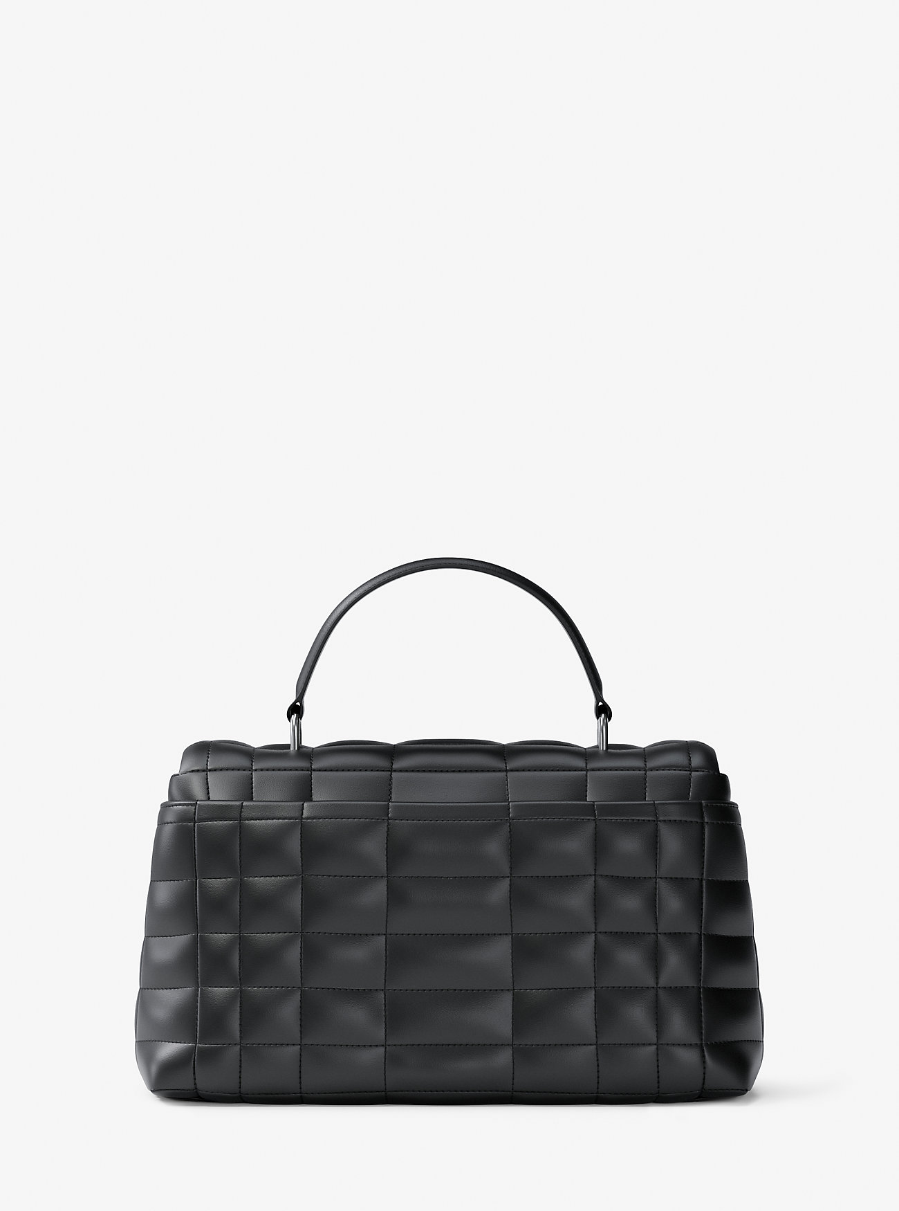 Tribeca Medium Vattert Skinnveske - SVART