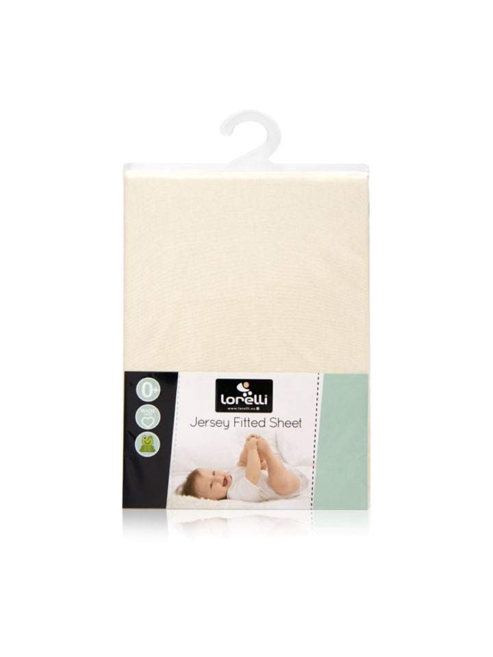 Lorelli Spannbettuch Jersey 60 x 120 cm in natur günstig kaufen 60x120 cm