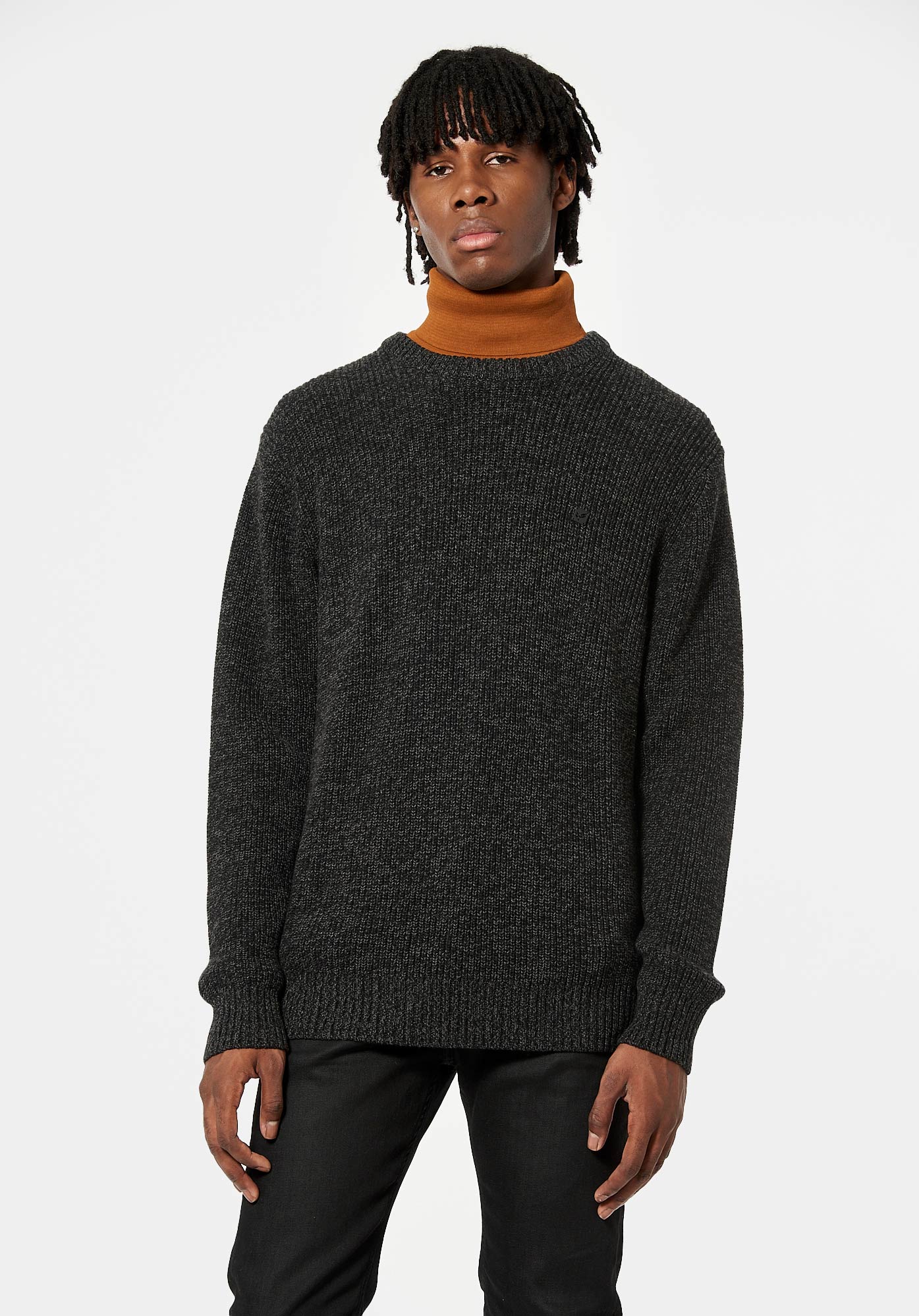 VOLF   Pull gris foncé Homme