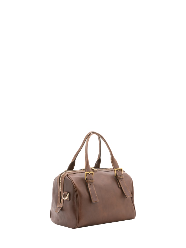 Viola Castellani Bowler-Tasche in DARK BROWN günstig kaufen onesize