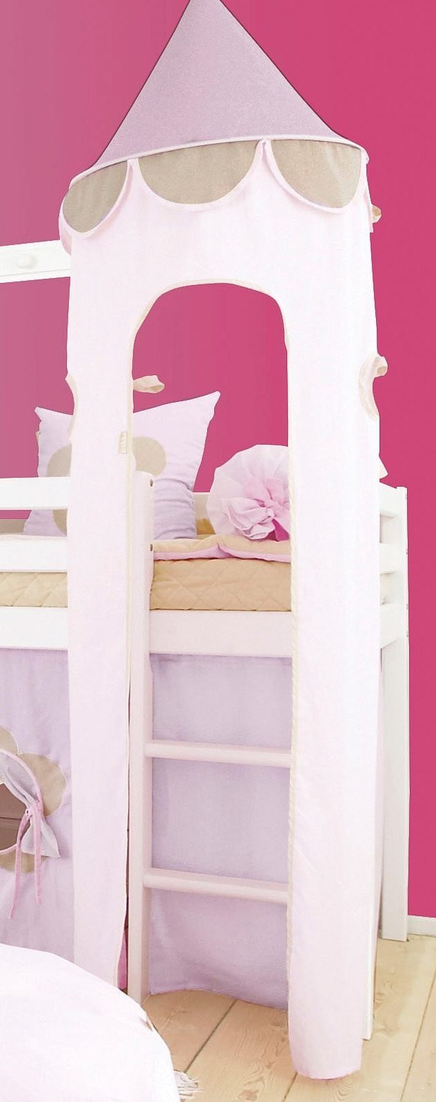 Hoppekids Bettturm Fairytale Flower, Bettturm für Hochbett / Spielbett