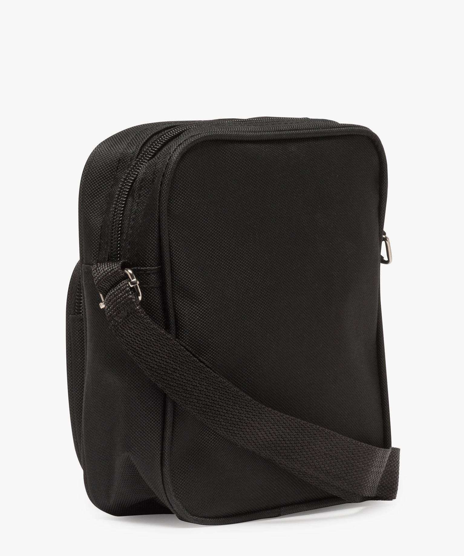 Sacoche homme en toile petit format noir | GEMO