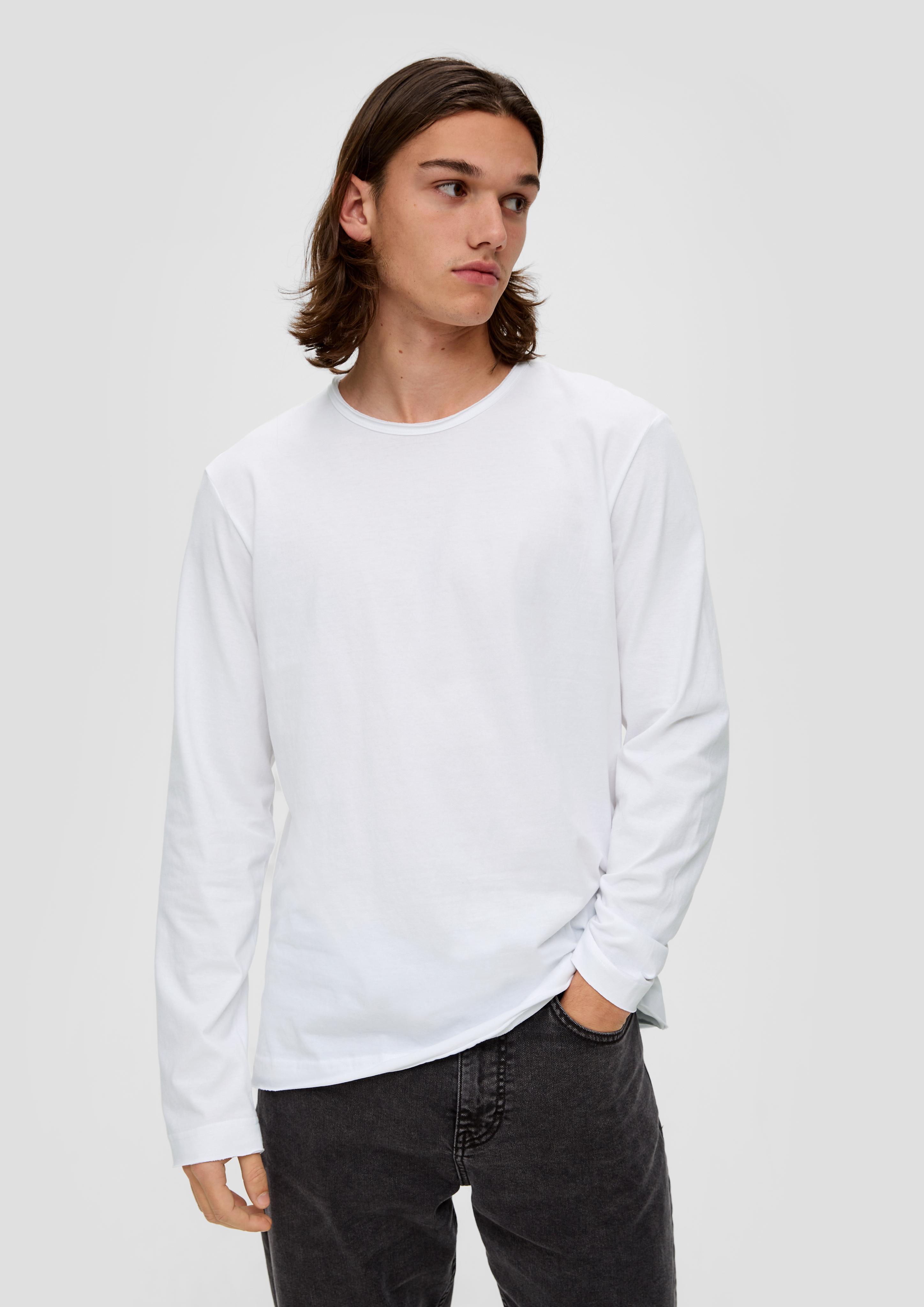 Longsleeve mit Garment Dye  2138601-0100