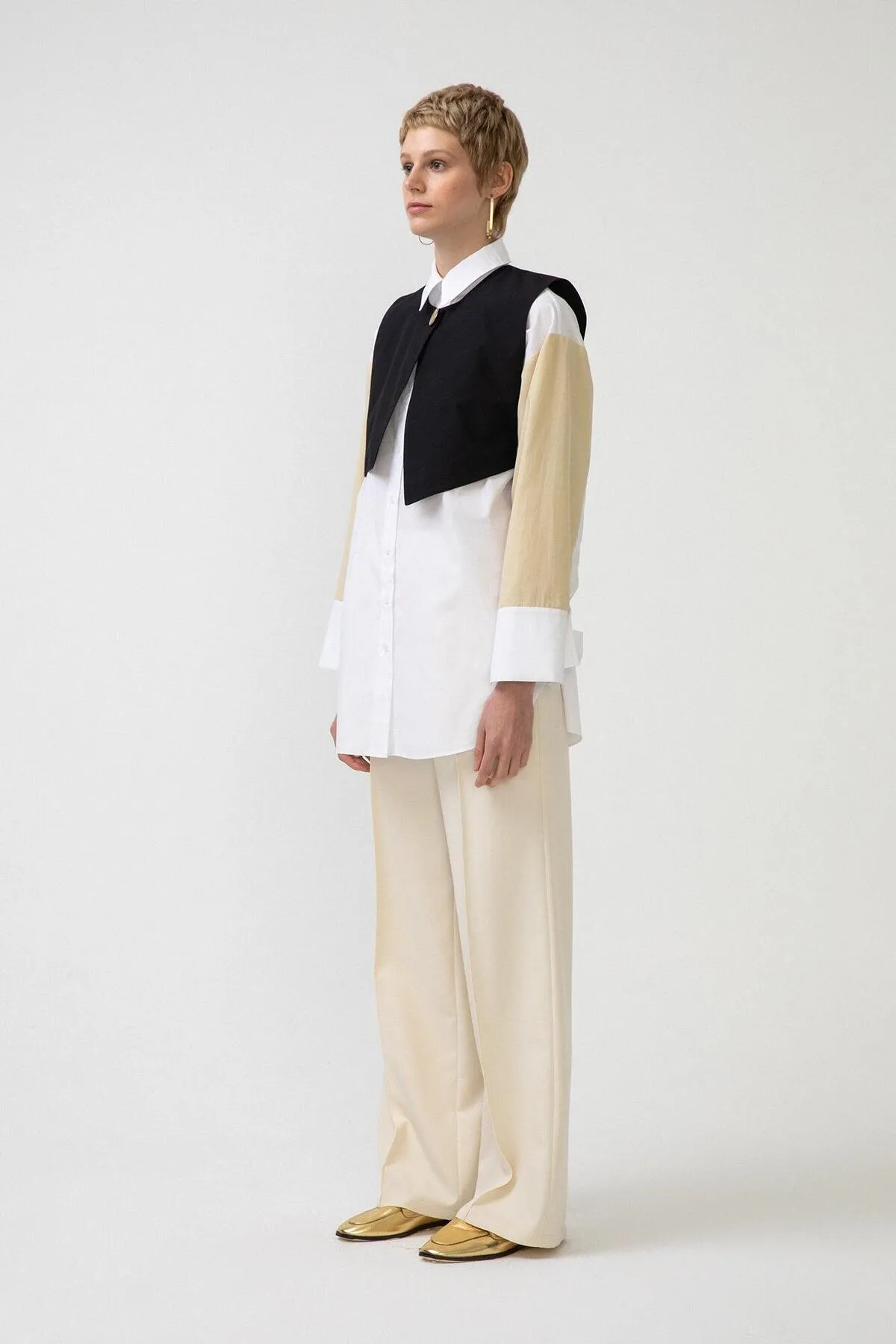 Touché Privé  Hemd - Weiß - Oversized