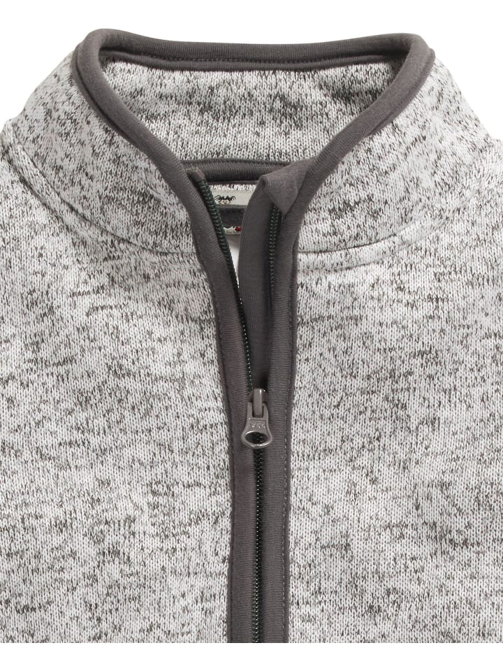 Playshoes Strickfleece-Jacke in Grau günstig kaufen