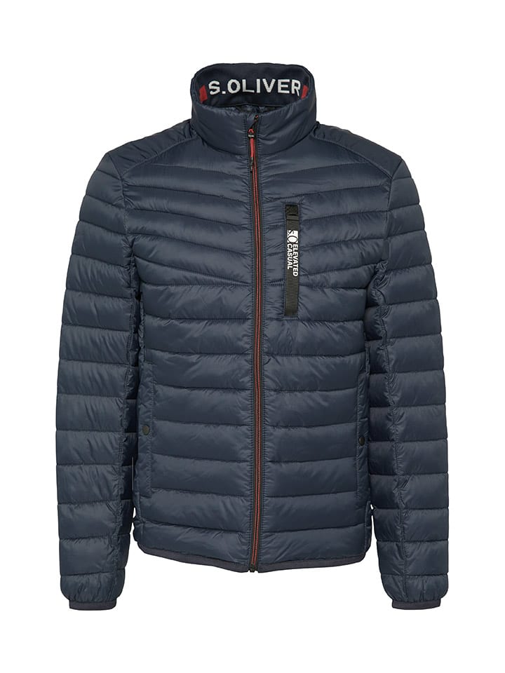 s.Oliver Steppjacke in Dunkelblau günstig kaufen