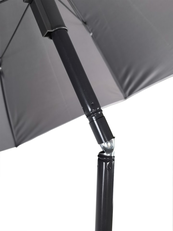 VCM  Sonnenschirm 180 cm Strandschirm Schirm UV-Schutz in Anthrazit günstig kaufen onesize