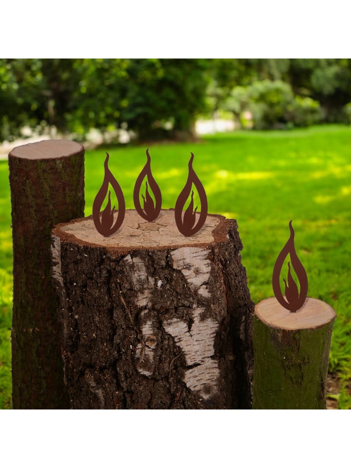 UNUS Gartenstecker Roststecker in Braun günstig kaufen