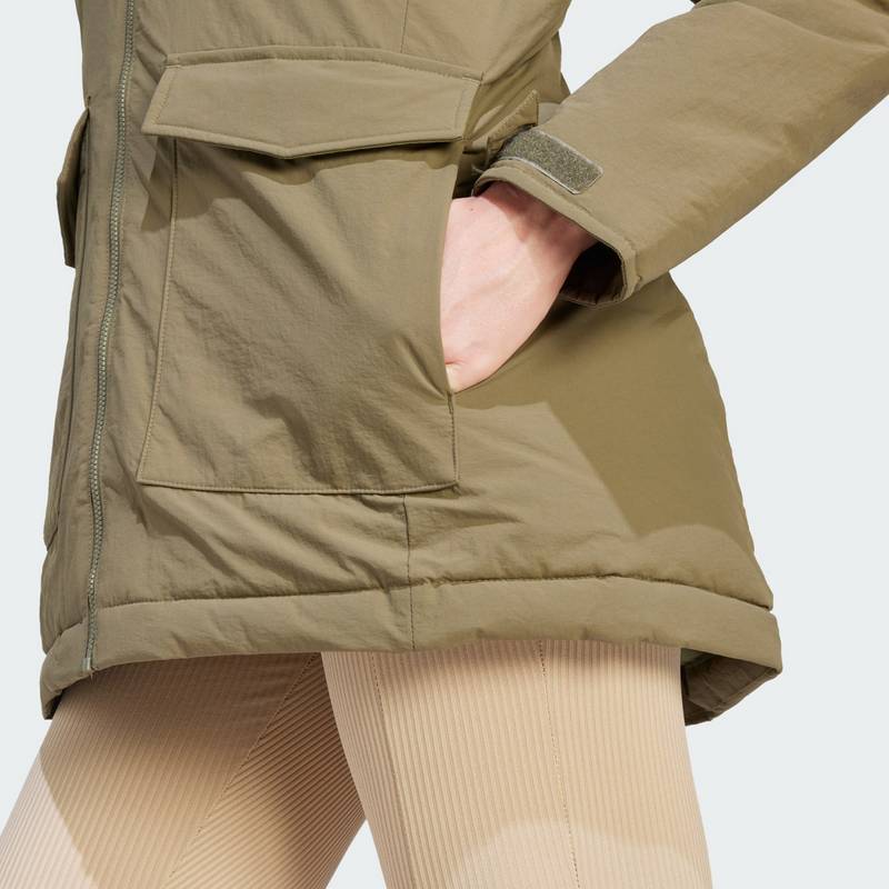 adidas Hooded Fur Parka Softshelljacke Damen