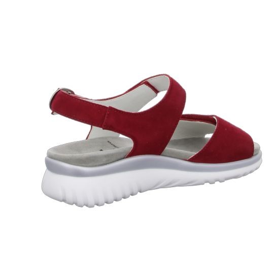 SEMLER Komfort Sandalen rot SAMT-CHEVRO
