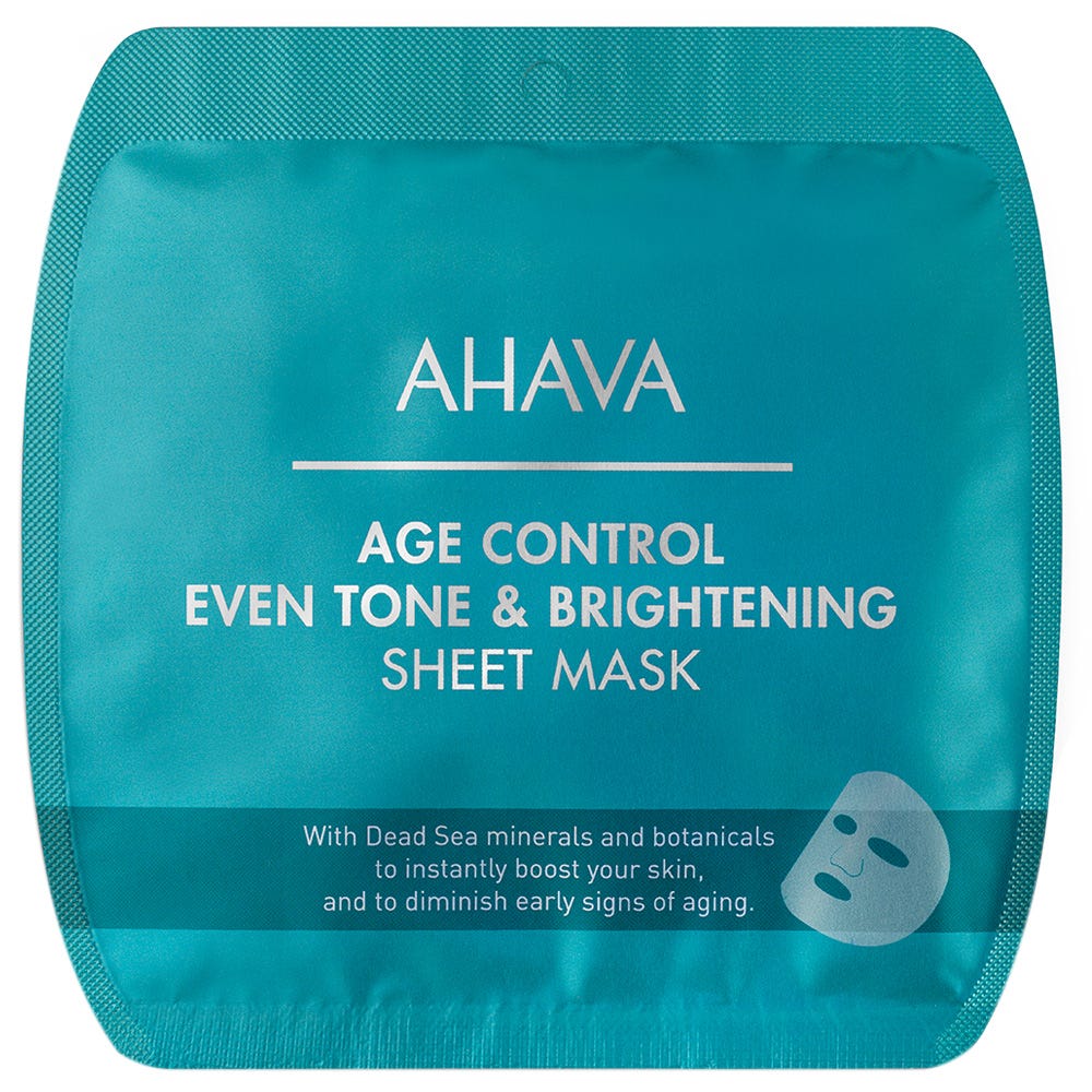 AHAVA Age Control Even Tone & Brightening Sheet Mask