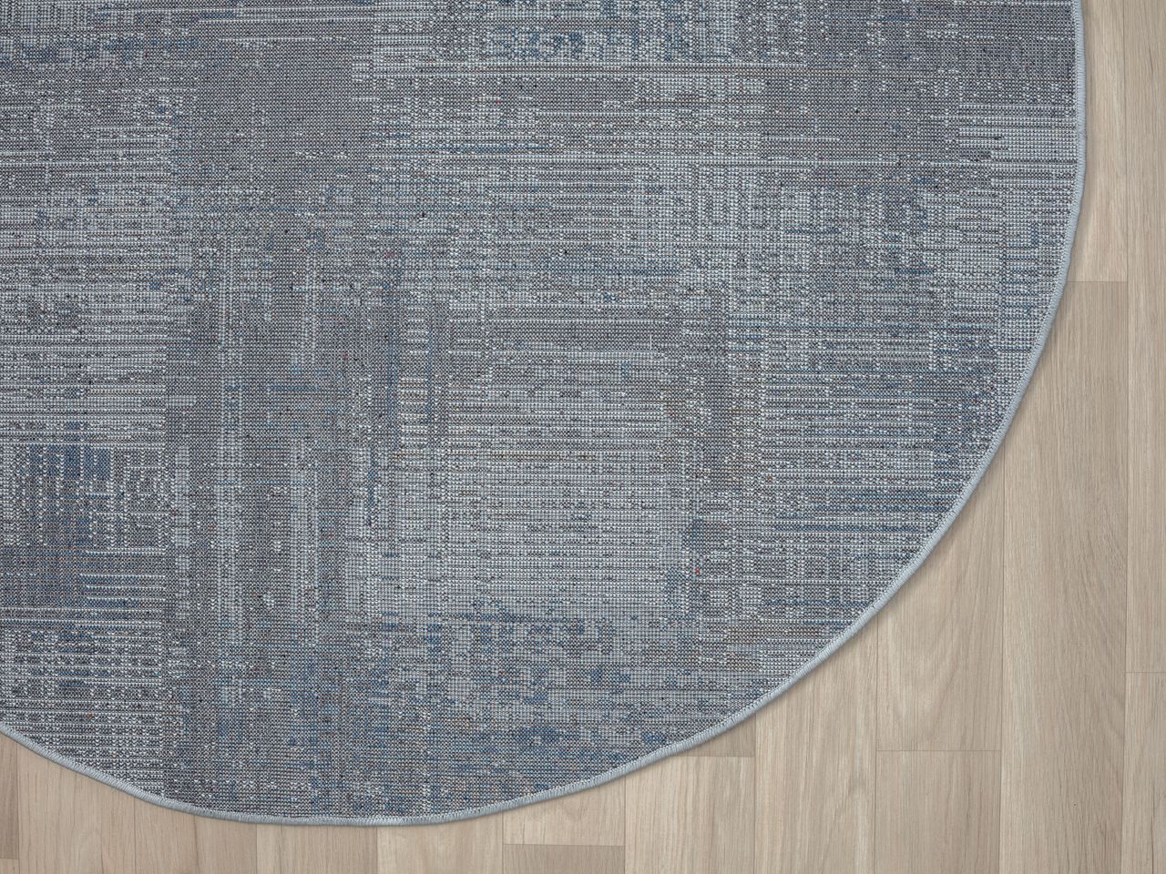 MyFlair Teppich Cozy Nest , 120cm x 120cm, Farbe Beige, rund, Florhöhe 8mm