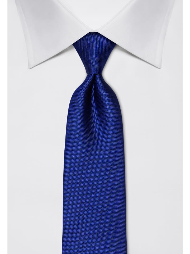 Vincenzo Boretti Krawatte in royalblau günstig kaufen onesize