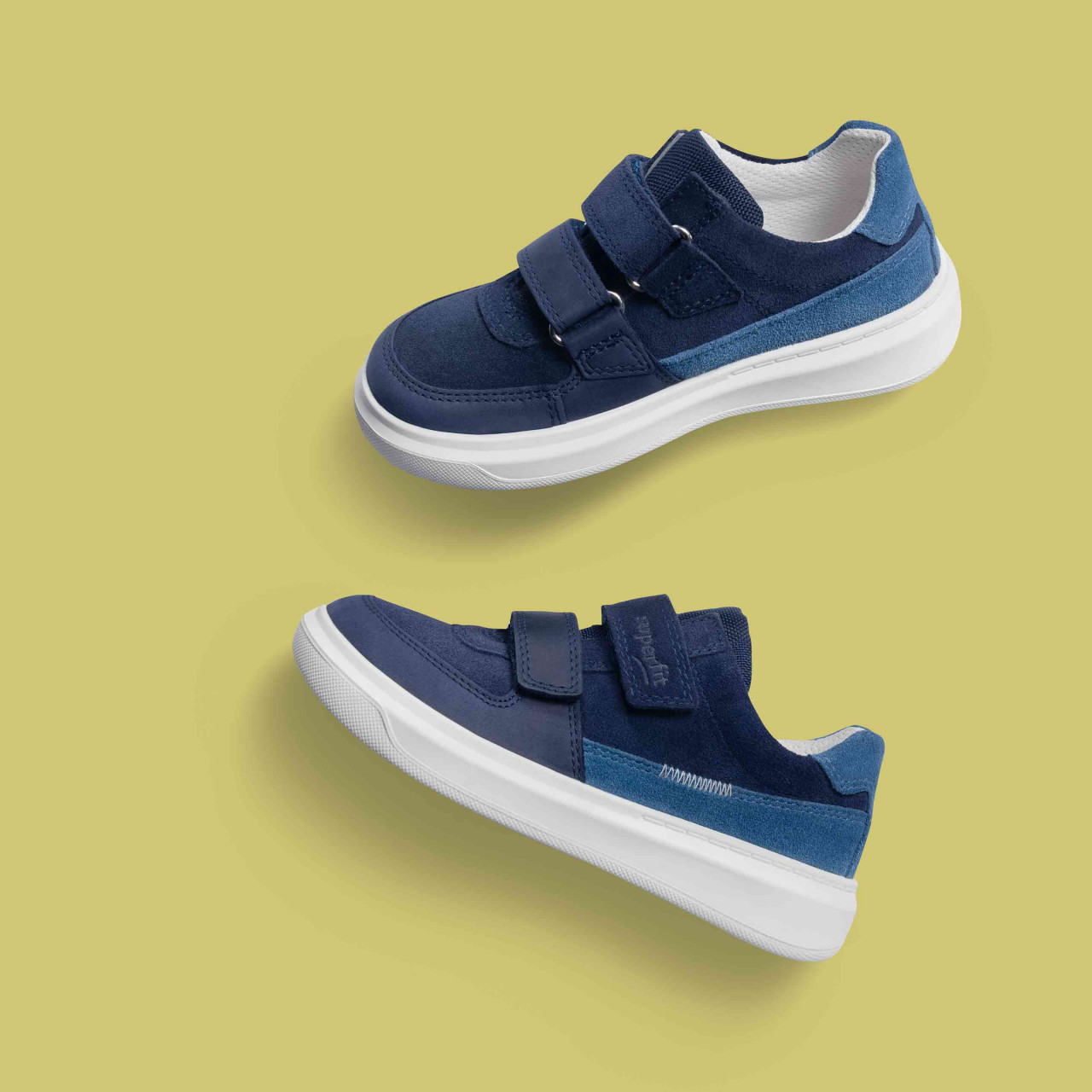 COSMO - Blau/BlauSneaker low mit Klettverschluss