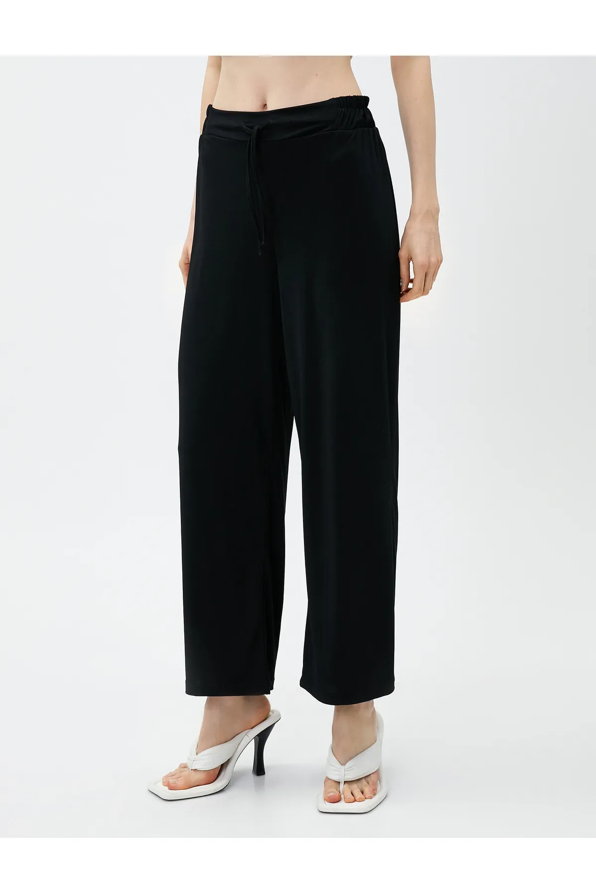 Koton  Hose mit weitem Bein und Bindebund
